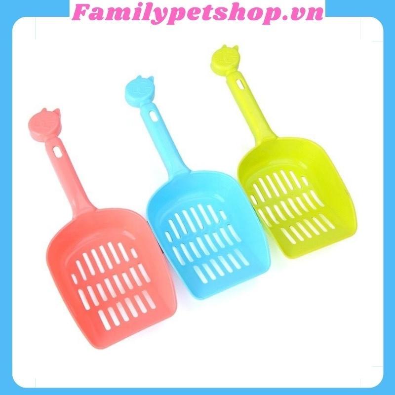 Xẻng xúc cát vệ sinh cho mèo-xẻng hót cát dọn vệ sinh phân cho mèo-familypetshop.vn