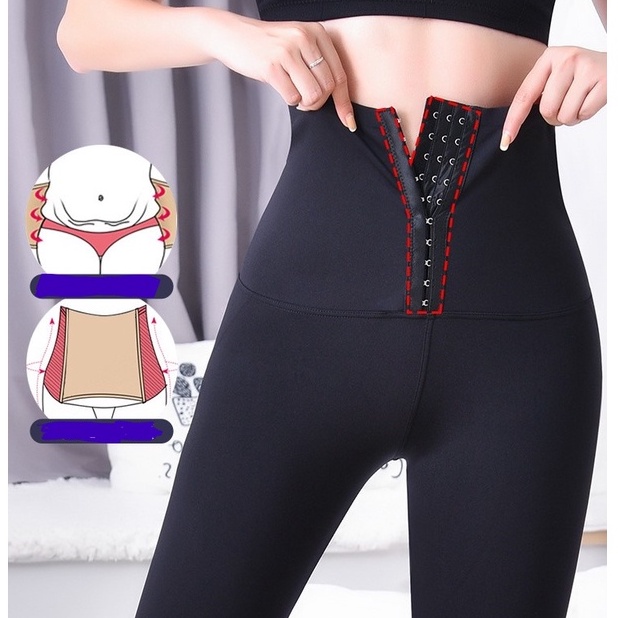 quần dài legging gen bụng, liền yoga nữ gen bụng eo thon gọn hông hàng chuẩn Quảng Châu vải dày