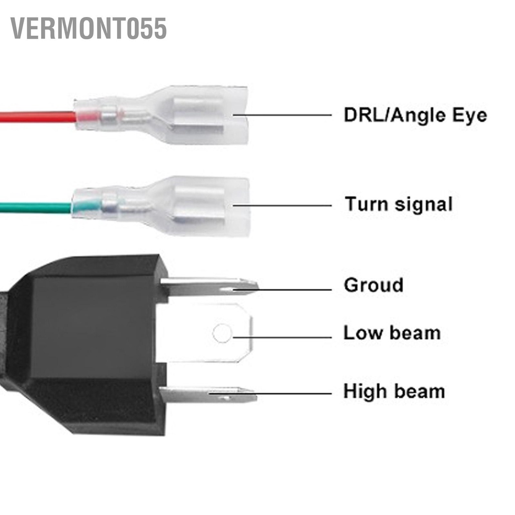 Có thể bán buôn Đèn pha xe hơi LED 300W 7in trước hình vuông Phù hợp với Jeep Wrangler Vermont055 Hàng giao ngay
