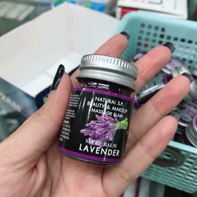 (15g) Dầu Cù Là Giúp Ngủ Ngon Lavender Sleep Balm Natural S.P. Beauty &amp; Makeup Thái Lan