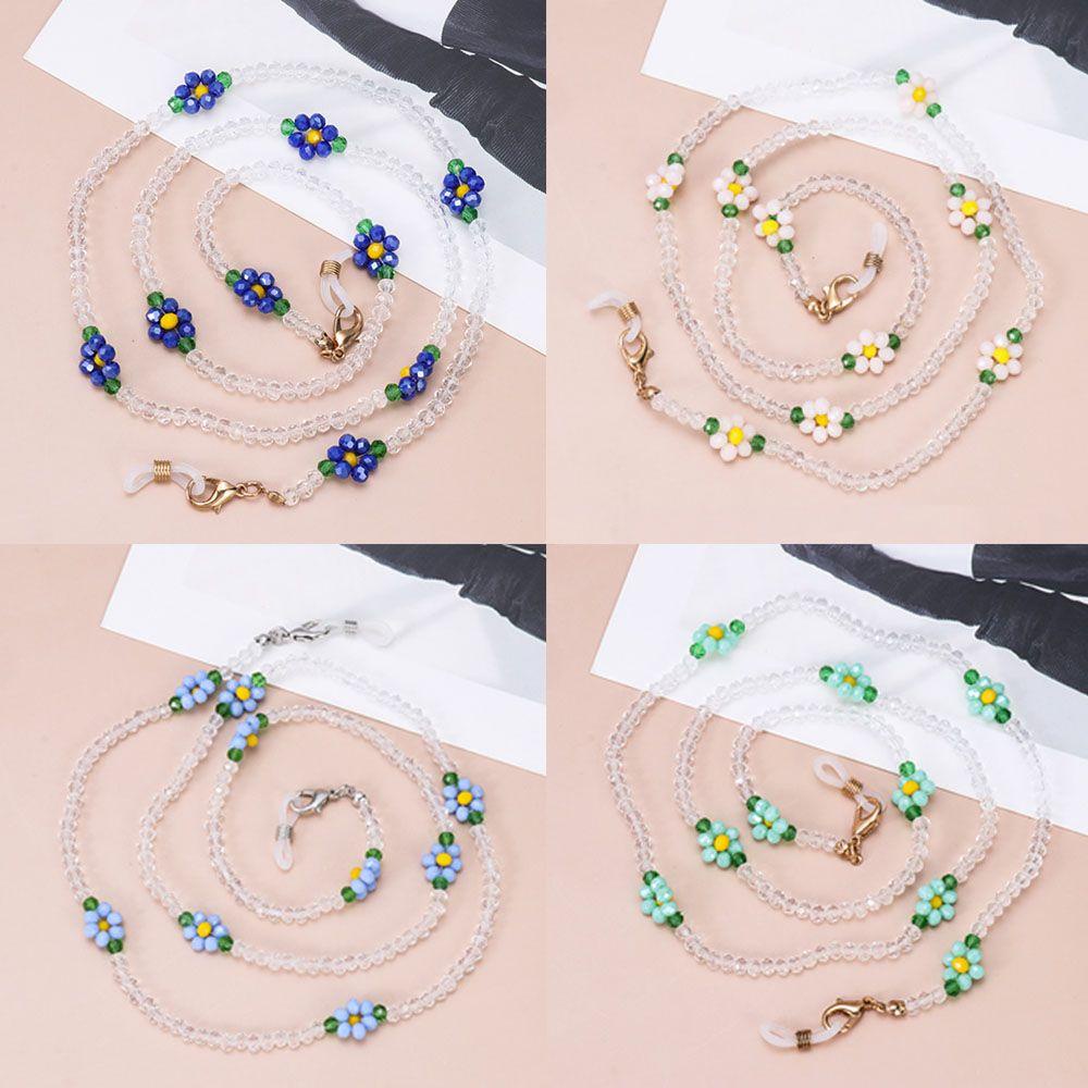 ESPO Dây Đeo Mắt Kính Chống Thất Lạc Đính Hạt Nhiều Màu Sắc Dễ Thương Cho Nữ