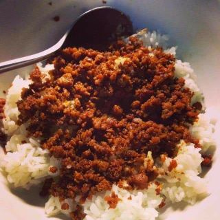 Mắm tép chưng thịt