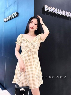 VÁY XOÈ CARO RÚT NGỰC 😍