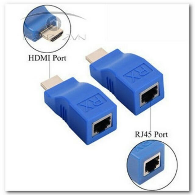 Bộ kéo dài hdmi qua cáp mạng lan 30m