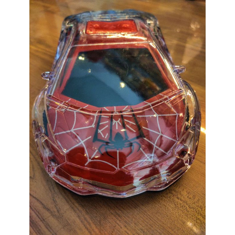 Xe điều khiển phong cách Spider Man; đồ chơi điều khiển từ xa,xe người nhện,lấp lánh ánh đèn.