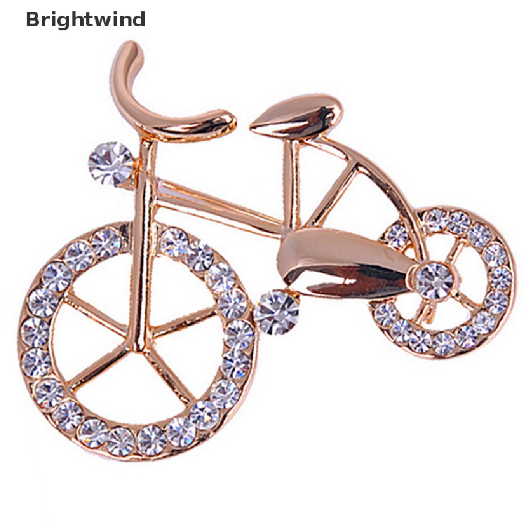 [Brightwind] Women Brooch Pin Fashion Bike Buckle Bicycle Pectoral Flower Gift Brooches Pins Hot Sell