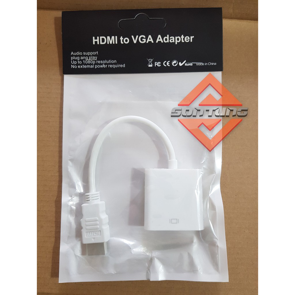 [NEW]Cáp chuyển đổi tín hiệu từ HDMI sang VGA ( HDMI to VGA )