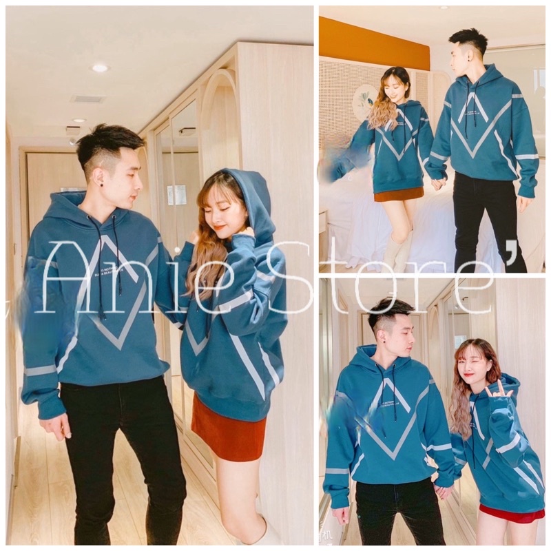 Áo Hoodie Nỉ Alan Walker 🦋 Áo Khoác Xanh Nam Nữ Ulzzang Dáng Rộng 🦋