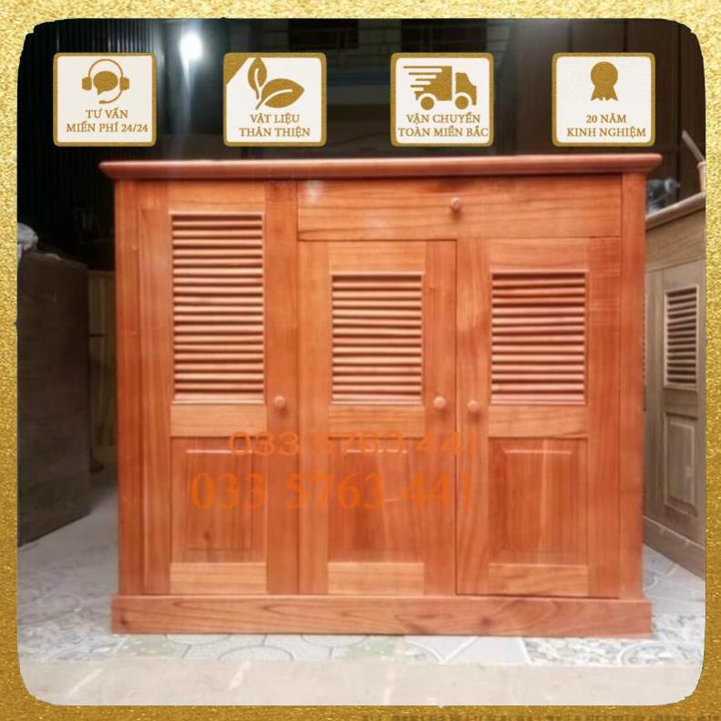 SIÊU SALE KỊCH SÀN - Tủ giày dép gỗ xoan ta 100% ảnh thật kèm video