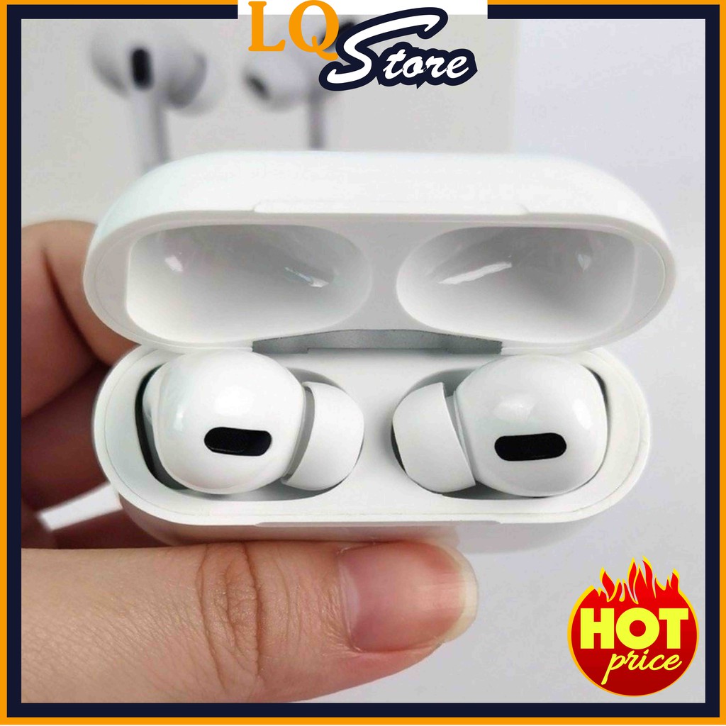 Tai nghe không dây bluetooth Airpods Pro, Check setting, đổi tên, xuyên âm, chống ồn, định vị, sạc không dây bản Cao cấp