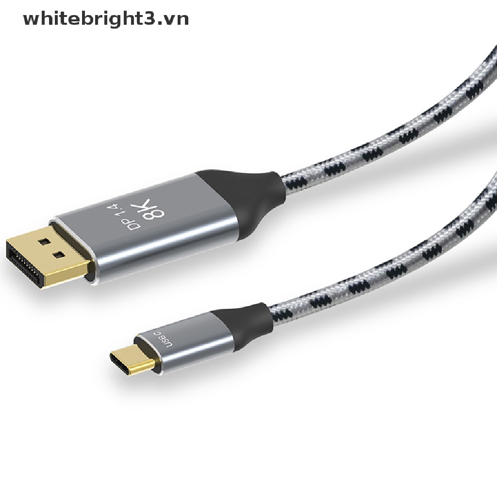Cáp Chuyển Đổi Từ USB C Sang DP1.4 Displayport 8K 30Hz 4K 144Hz