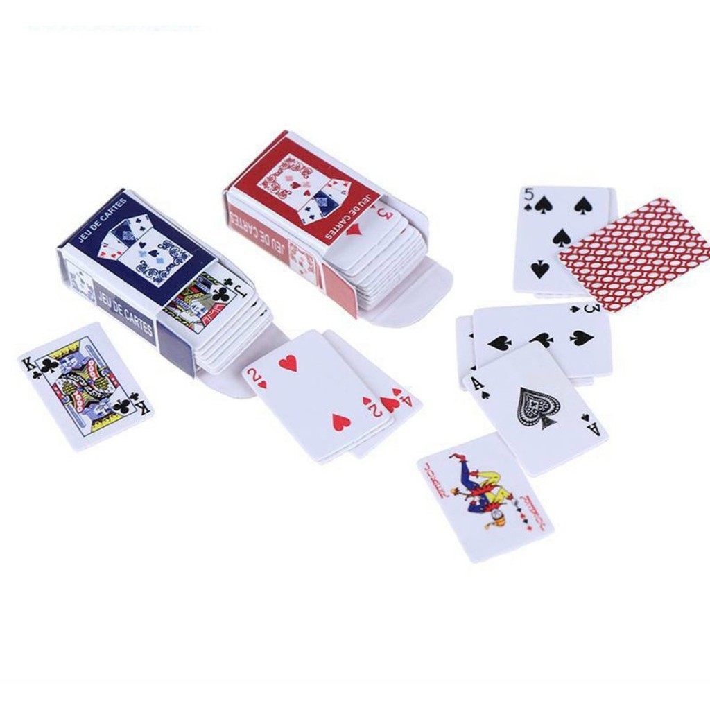 Bộ Bài Siêu Mini Gồm 54 Lá (2 lá Jocker) 1.5cm