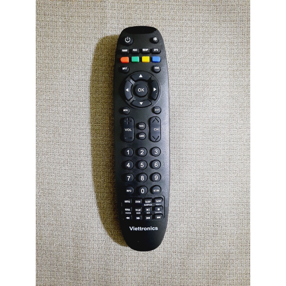 Remote Điều khiển TV Viettronics- Hàng chính hãng Viettronics mới 100% Tặng kèm Pin