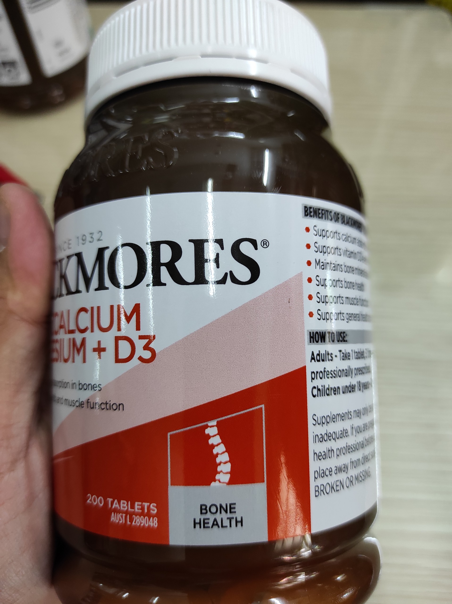 Viên Uống Tổng Hợp Blackmores Total Calcium Magnesium+D3 Của Úc (Date Mới Nhất)