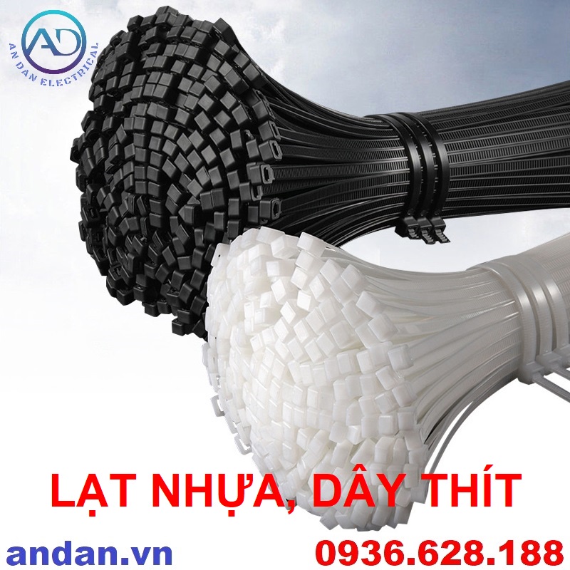 Lạt nhựa, Dây thít nhựa, Dây rút nhựa 5x300 5x350 8x400 10x500, 300mm 350mm 400mm 500mm