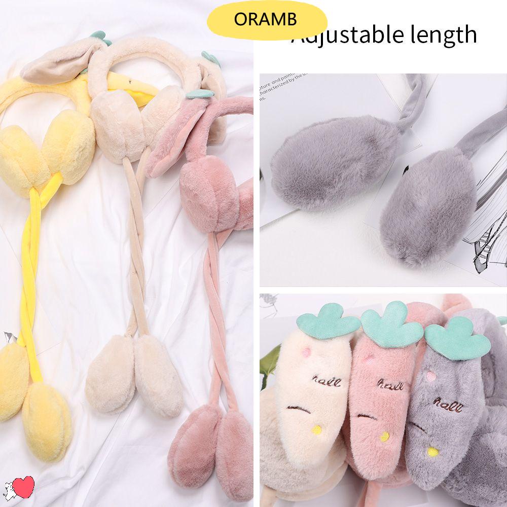 Chụp tai giữ ấm hình củ cà rốt dễ thương nhiều màu sắc