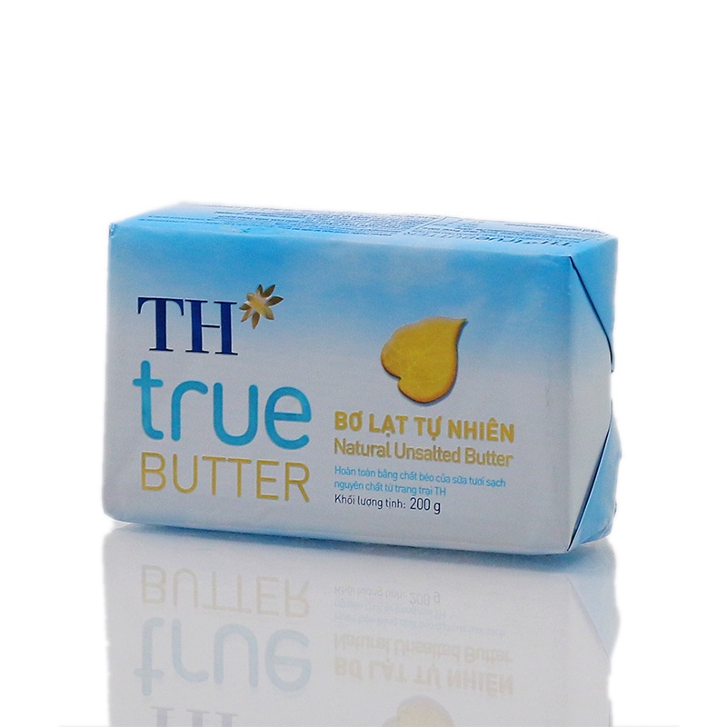 Bơ Lạt Tự Nhiên TH true BUTTER 200 g
