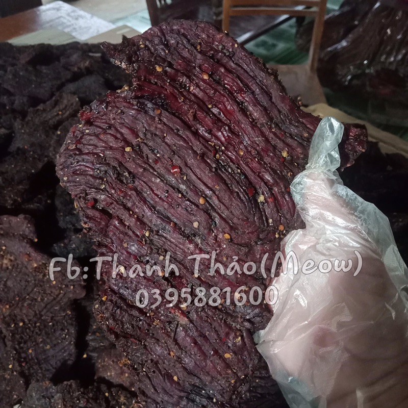 Thịt trâu gác bếp đặc sản vùng cao Tây bắc giá sốc 399k/ 500g