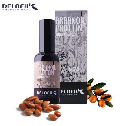 Tinh dầu Delofil Argan Oil phục hồi tóc hư tổn bóng mượt 50ml