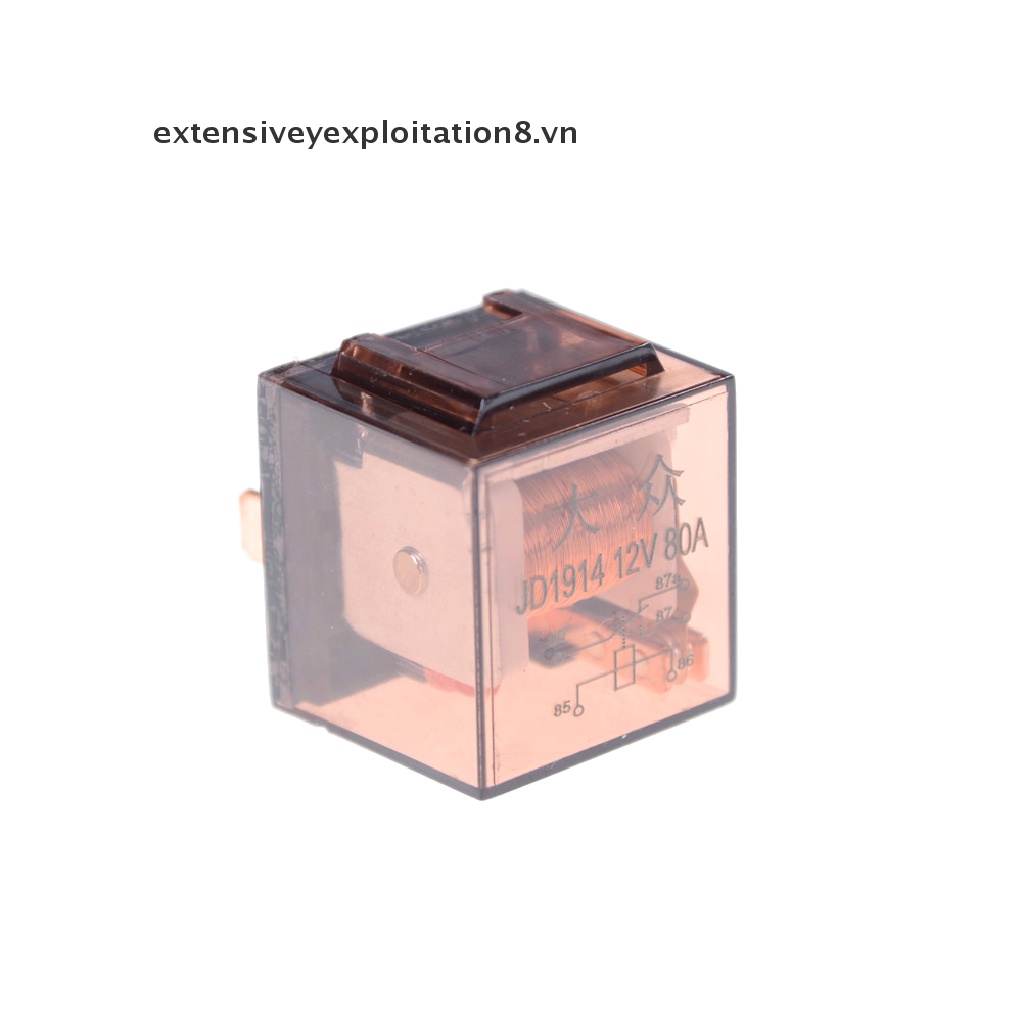 Rơ Le Ô Tô Chống Nước 12V 80A 5Pin SPDT Rơ Le Ô Tô Chống Nước 12V 80A 5Pin SPDT