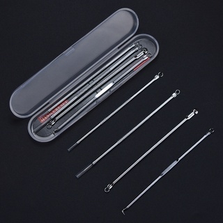 Bộ 4 cây nặn mụn đầu đen mạ điện