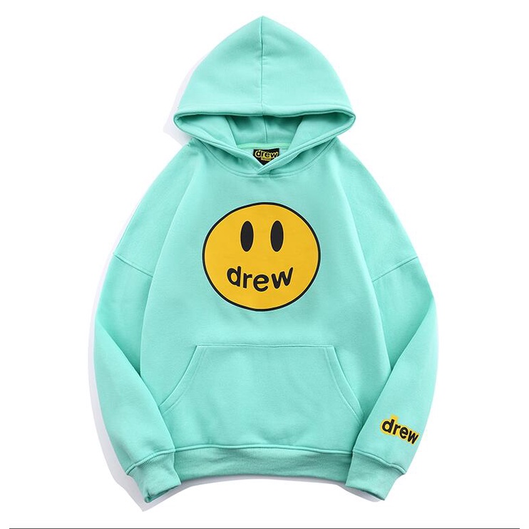 Áo hoodie tay dài họa tiết mặt cười kiểu dáng thời trang dành cho cặp đôi | BigBuy360 - bigbuy360.vn