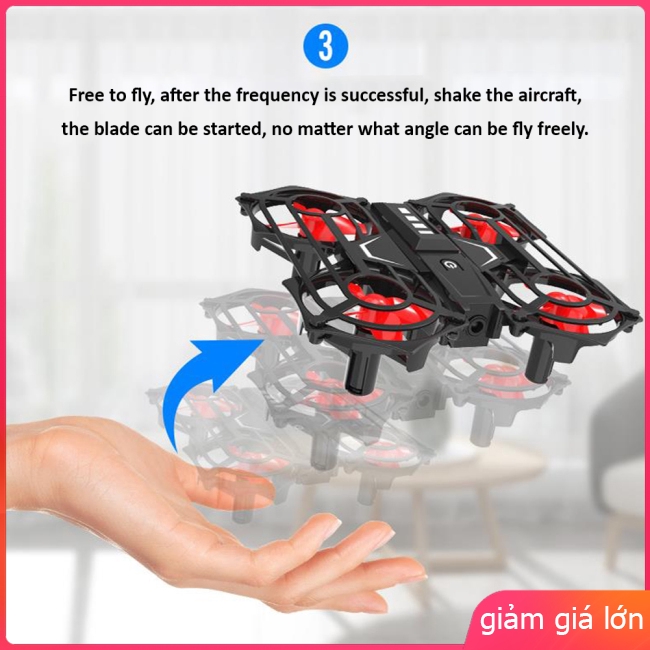 C51 Induction Mini Drone Gesture Sensing Roll Rotary Aircraft Remote Control Aircraft Toy Model Gift