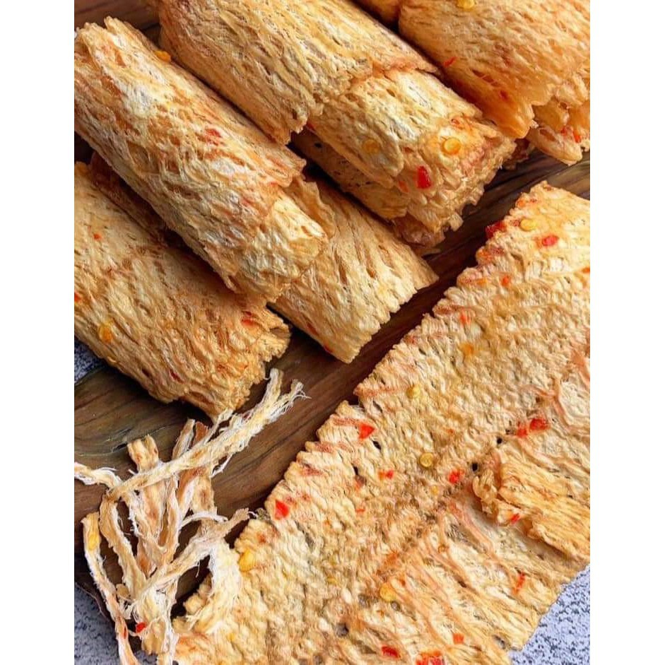 Mực cán tẩm gia vị cay loại ngon 250g, khô mực ăn vặt ngon | BigBuy360 - bigbuy360.vn
