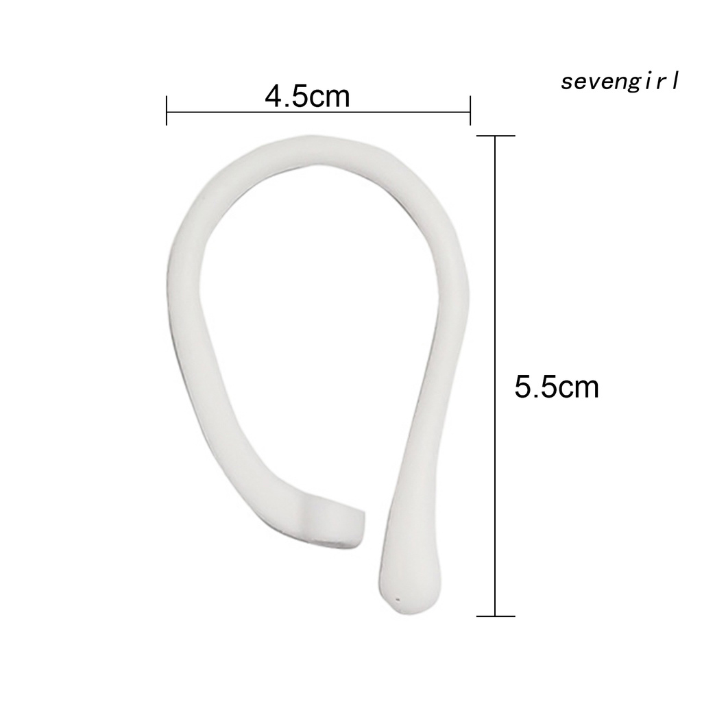 1 Cặp Móc Tai Bằng Silicone Chống Mòn Cho Airpods 1 / 2 / Pro