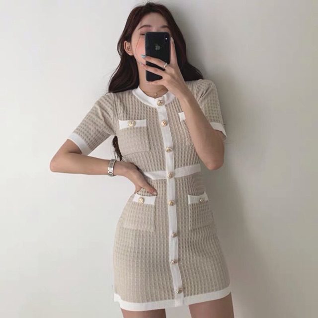 [ODER] (sẵn đen s) Váy len body ullzzang (có ảnh thật) | BigBuy360 - bigbuy360.vn