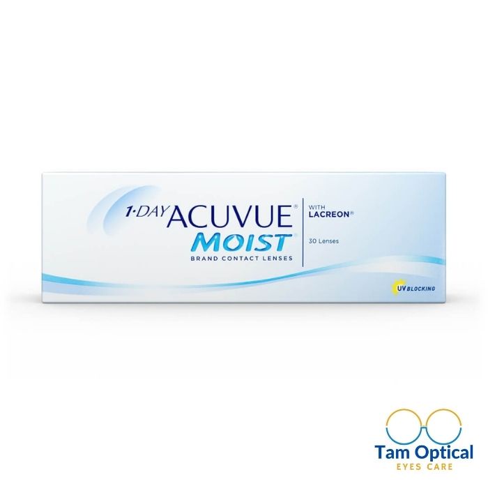 Kính áp tròng 1 ngày ACUVUE MOIST 1-Day (30 Lenses)