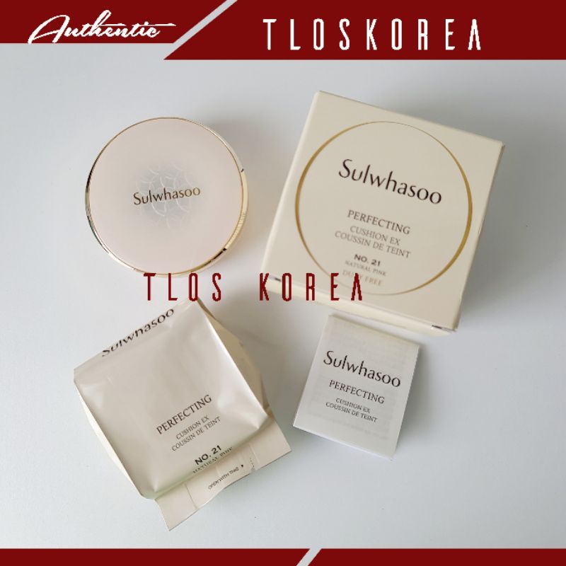 [11.2024][Bản Duty] Cushion Sulwhasoo Phấn Nước Trang Điểm Đa Chức Năng Sulwhasoo Perfecting Cushion Ex SPF 50+/PA+++