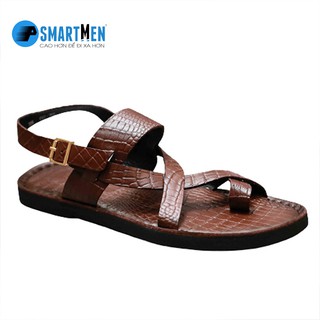 Dép Da bò thật SMARTMEN DSM-08 Đen và Nâu