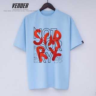 Áo BASIC TEE NOT SORY VENDER  thun nam nữ dáng Oversize, chất cotton  (V87)