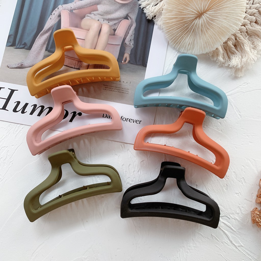 [Sẵn Hàng] Kẹp Tóc Càng Cua Nhựa Nhiều Màu Phong Cách Hàn Quốc Kẹp Tóc Hot Trend Mainia Shop