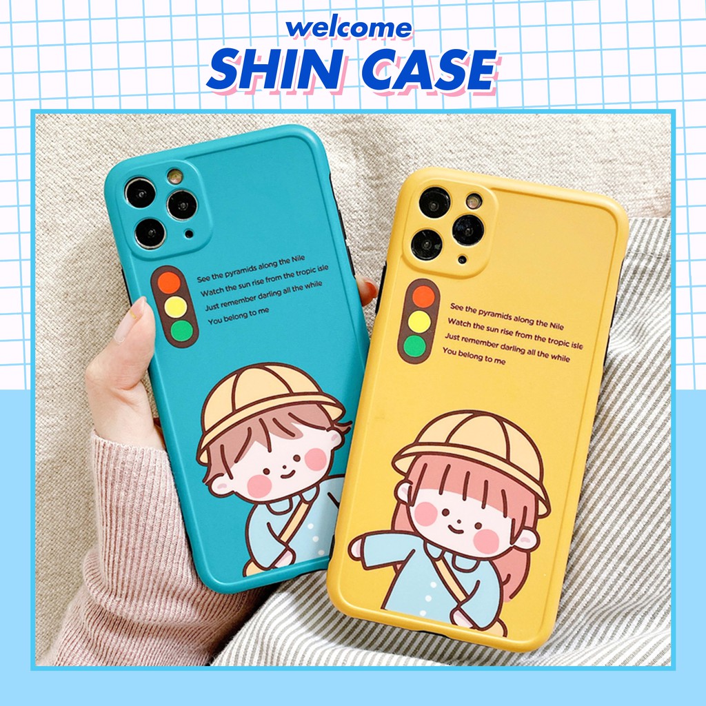 Ốp lưng iphone Bé giao thông IMD dày dặn viền nổi 5/5s/6/6plus/6s/6splus/7/7plus/8/8plus/x/xs/11/12/pro/max/plus/promax | BigBuy360 - bigbuy360.vn