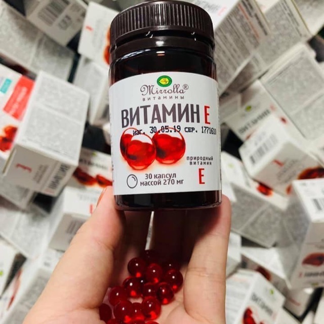 Vitamin E đỏ của Nga 270mr 30vien