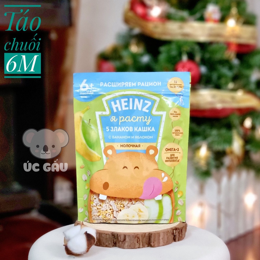 Bột ăn dặm HEINZ Nga gói 200g cho bé