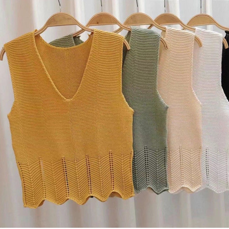 Áo Len Không Tay Thời Trang Cho Nữ