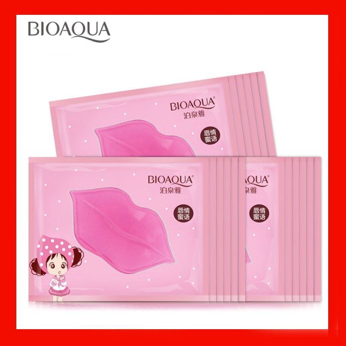 [Mã 77FMCGSALE1 giảm 10% đơn 250K] Mặt Nạ Dưỡng Môi dưỡng ẩm giảm thâm môi Bioaqua | WebRaoVat - webraovat.net.vn