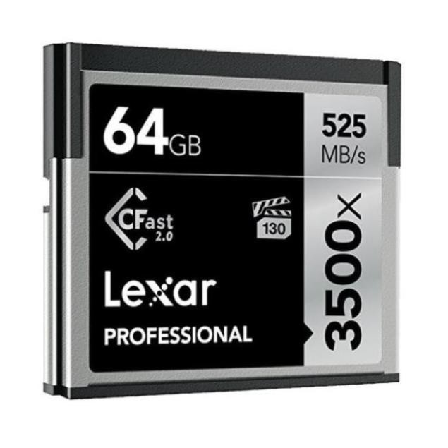 Thẻ Nhớ CFast Lexar 64/128/256/512GB 3500X 525MB/s - Hàng Chính Hãng