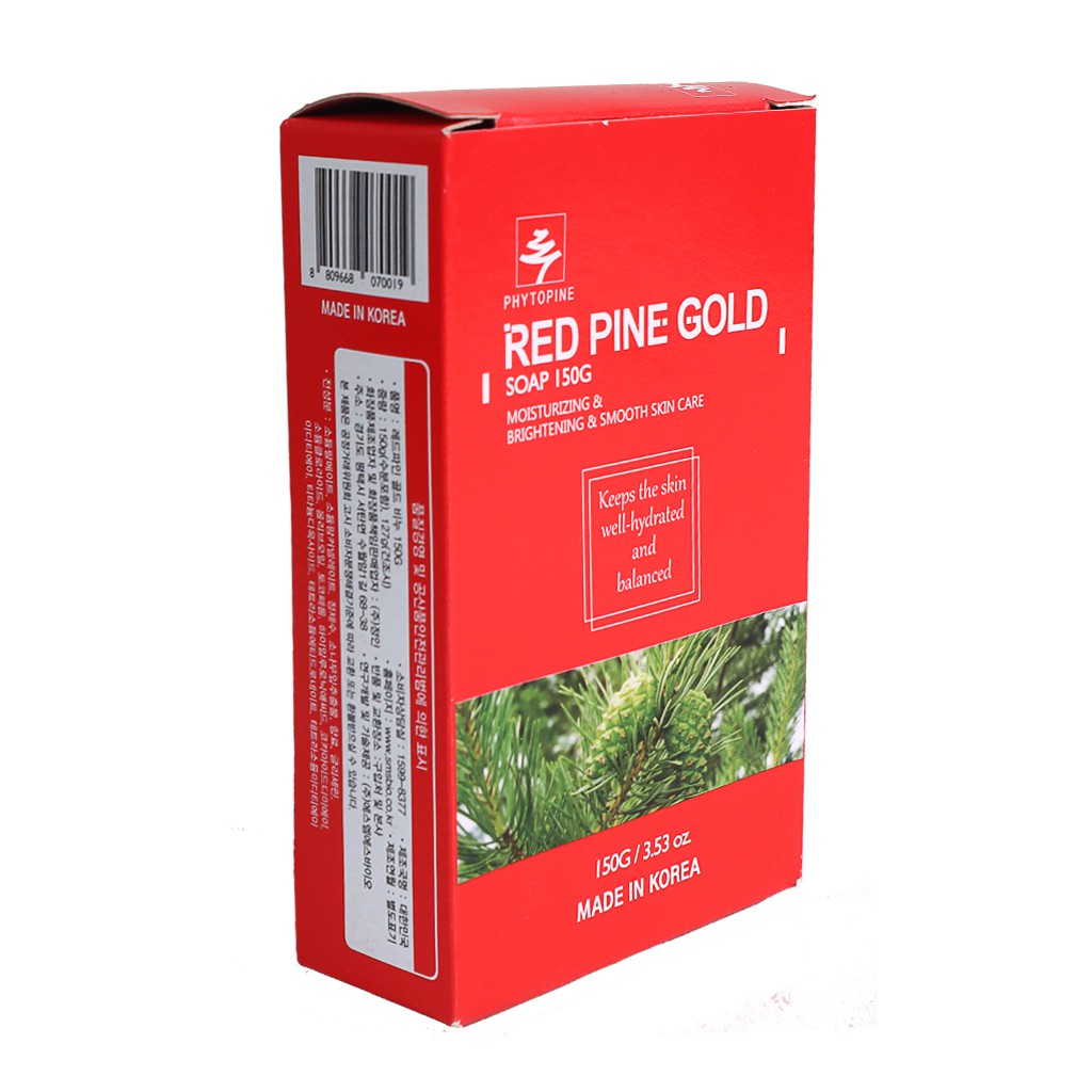 [CHÍNH HÃNG] Xà Bông Sạch Da Phytopine Red Pine Gold Hàn Quốc 150g