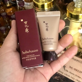 SỮA RỬA MẶT LÀM SẠCH CHỐNG LÃO HOÁ TIME TREASURE CLEANSING FOARM 15ml