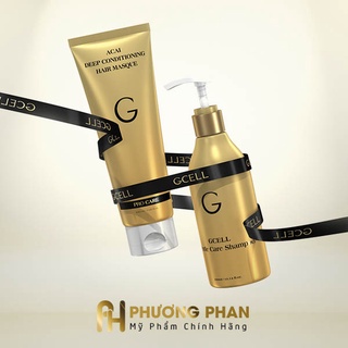 - combo dầu gội - dầu xả gcell - kích thích mọc tóc - ngăn ngừa rụng tóc