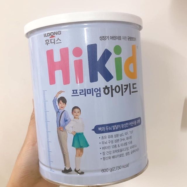 Sữa Bột ILDONG Premium Hikid Hộp 600g (Hikid Tách Béo)