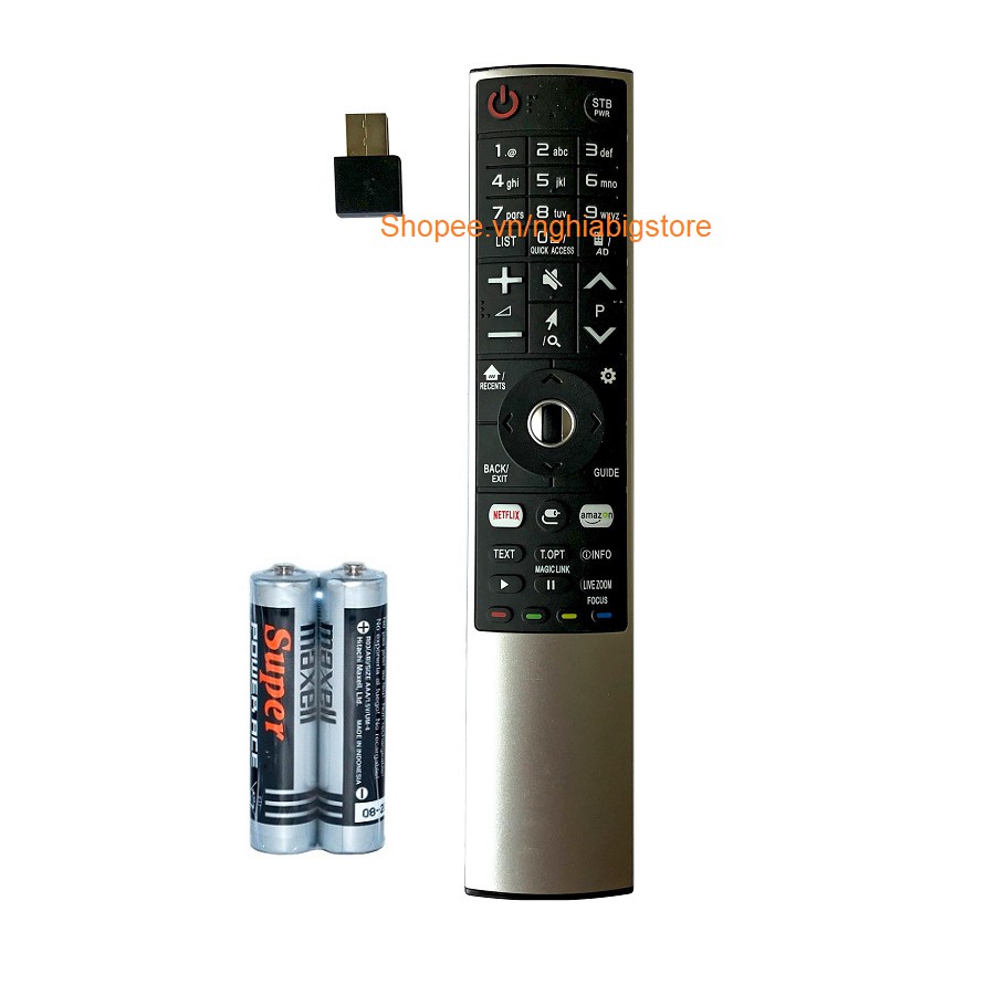 [Mã 208ELSALE hoàn 7% đơn 300K] Magic Remote Điều Khiển Cho Smart TV LG Có Chuột Bay Thay Thế LG AN-MR600, AN-MR650