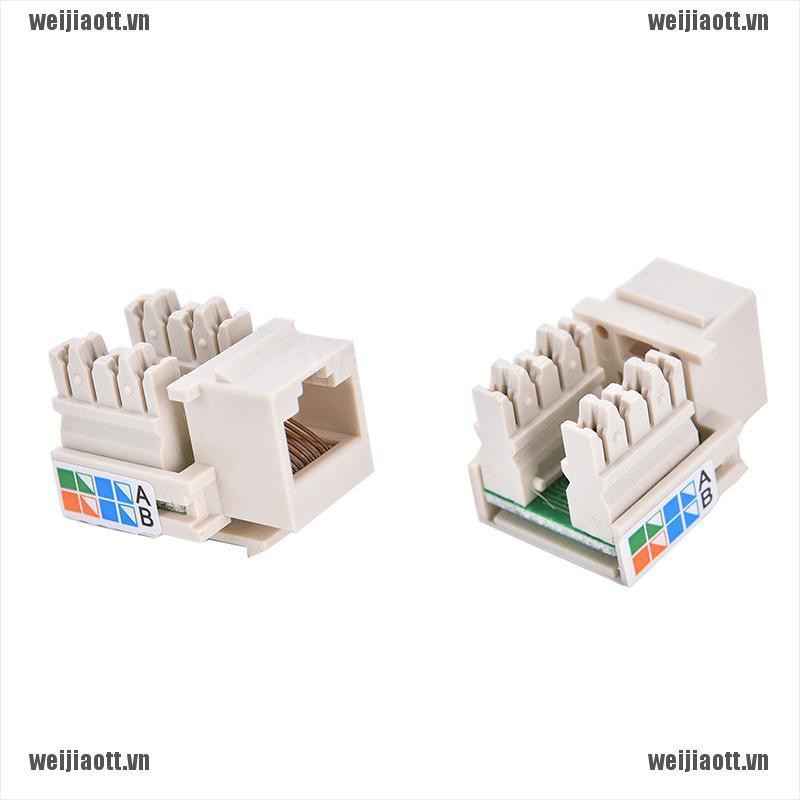 Cổng kết nối mạng Cat5 RJ45 màu trắng chất lượng cao