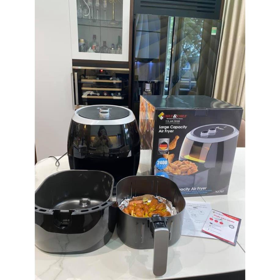 NỒI CHIÊN KHÔNG DẦU CHEF&amp;CHEF DUNG TÍCH ĐẠI 7,7L/ 6,5L ( GIA DỤNG 1995 )
