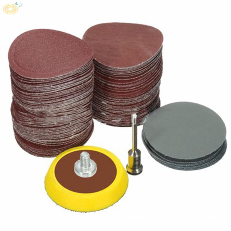 Set 100 giấy nhám tròn đánh bóng chuyên dụng 1/8inch