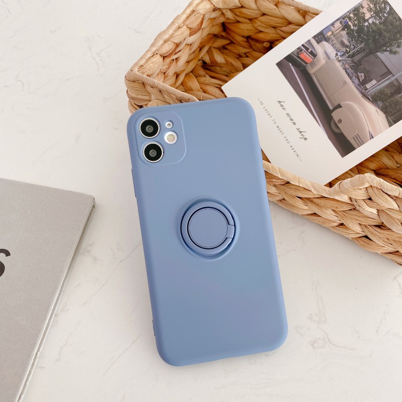 Ốp lưng iphone Trơn dẻo kèm ring 5/5s/6/6plus/6s/6splus/7/7plus/8/8plus/x/xr/xs/11/12/pro/max/plus/promax | BigBuy360 - bigbuy360.vn